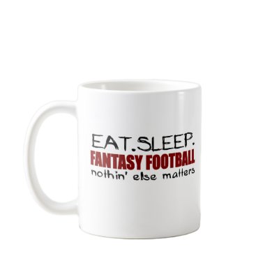 Eat Sleep Fantasy Football Coffee Mug