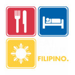 Eat Sleep Filipino - Colours t-shirts