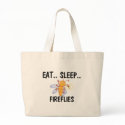 Eat Sleep FIREFLIES bags