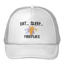 Eat Sleep FIREFLIES Mesh Hats