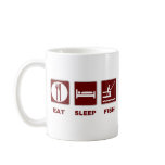 Eat Sleep Fish fishing gifts mugs