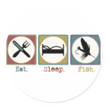 Eat Sleep Fish! stickers