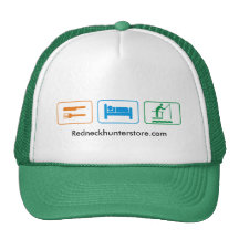 eat sleep - fish trucker hat