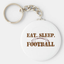 Eat.Sleep.Football Keychain