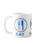 Eat Sleep Game Again - Gamer, geek video games mugs