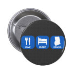 Eat Sleep Ghana Pins