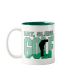 Eat Sleep Golf mugs