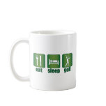 Eat, Sleep, Golf mugs