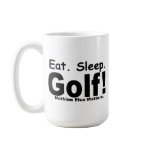 Eat Sleep Golf - Nothing Else Matters mugs
