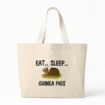 Eat Sleep GUINEA PIGS Tote Bags