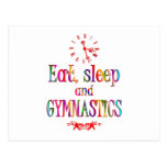 Eat, Sleep Gymnastics Postcard