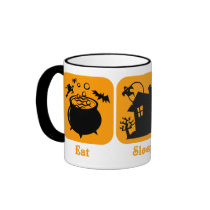 Eat Sleep Halloween Mug