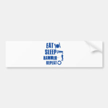 Eat sleep Hammer Bumper Stickers