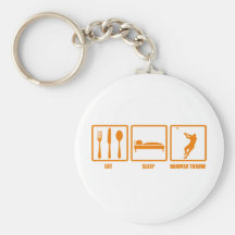 Eat Sleep Hammer Throw Key Chains