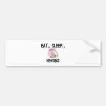 Eat Sleep HERONS Bumper Stickers