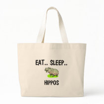 Eat Sleep HIPPOS Tote Bag