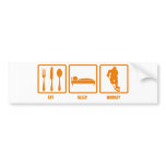 Eat Sleep Hockey bumper stickers