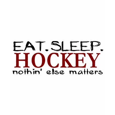 Eat Sleep Hockey Tees