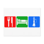 Eat,Sleep,Hookah postcards