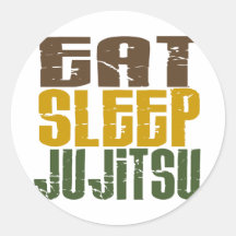 Eat Sleep Ju Jitsu 1 Sticker