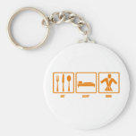 Eat Sleep Judo Key Chain