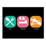 Eat Sleep Jump Postcards