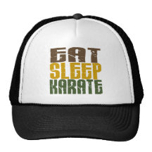 Eat Sleep Karate 1 Trucker Hats