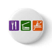 Eat Sleep Kayaking Button