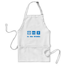 Eat. Sleep. Kill zombies. Aprons