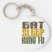 Eat Sleep Kung Fu 1 Key Chain