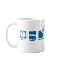 Eat Sleep Launch Coffee Mug