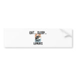 Eat Sleep LEMURS bumper stickers