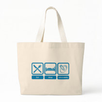 Eat, Sleep, LiveJournal Canvas Bag