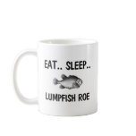 Eat Sleep LUMPFISH ROE mugs