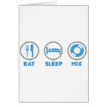 Eat, Sleep, Mix Again - DJ Disc Jockey Music Deck cards