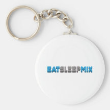 Eat Sleep Mix Keychains