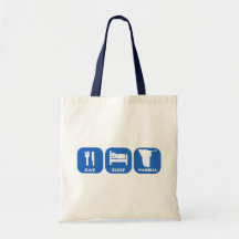 Eat Sleep Namibia Tote Bag