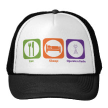Eat Sleep Operate a Radio Hat