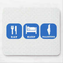 Eat Sleep Palestine Mouse Pad