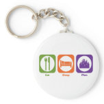 Eat Sleep Plan keychains