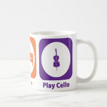 Eat Sleep Play Cello Coffee Mug