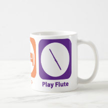 Eat Sleep Play Flute Mugs