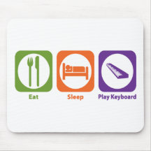 Eat Sleep Play Keyboard Mouse Mat