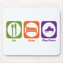 Eat Sleep Play Piano Mouse Pad