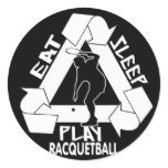 EAT, SLEEP, PLAY RACQUETBALL stickers
