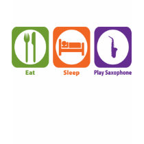 Eat Sleep Play Saxophone T Shirts