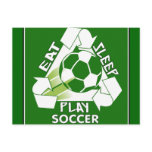 Eat Sleep Play Soccer postcards