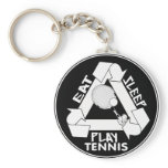 Eat Sleep Play TENNIS - Do It Again keychains