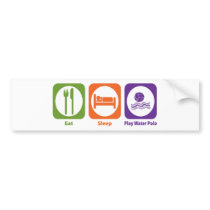 Eat Sleep Play Water Polo Bumper Sticker