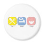 Eat Sleep Poop Fridge Magnet
